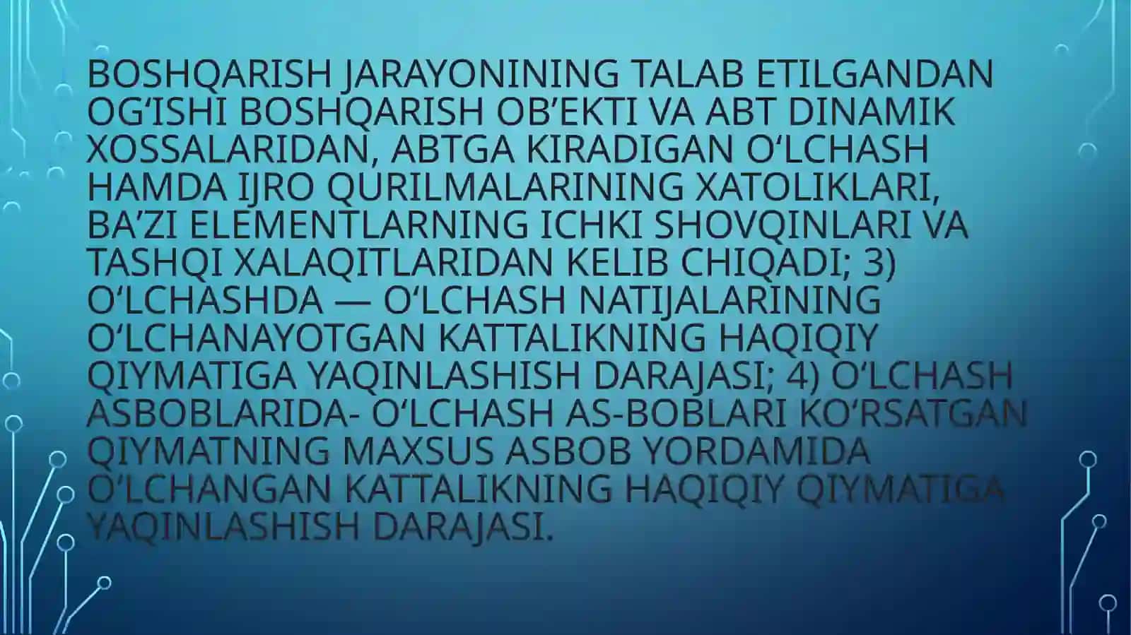 Mashinasozlikda aniqlik tushunchasi 4