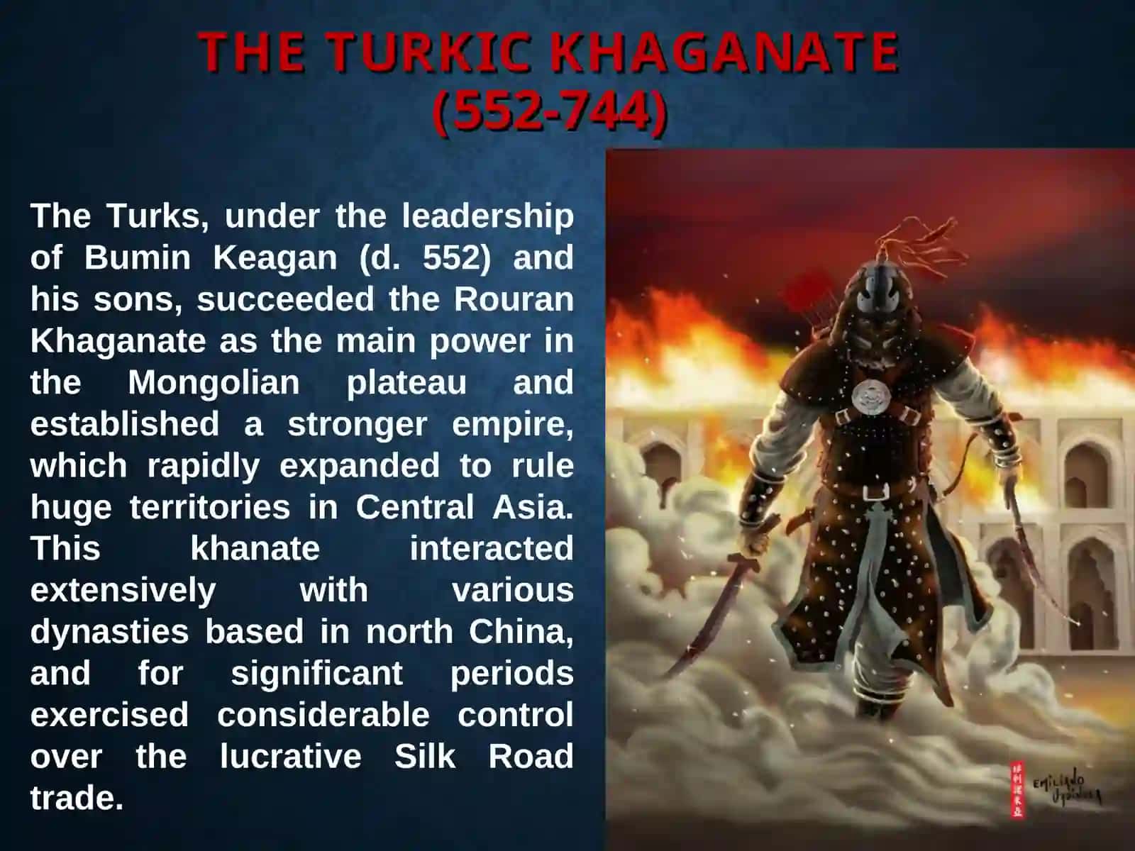 THE TURKIC KHAGANATE(552-744) 4