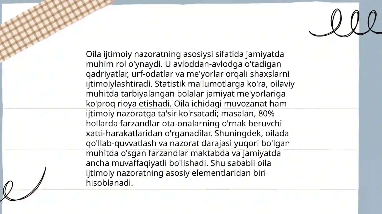 Oilaning ijtimoiy vazifalari 4
