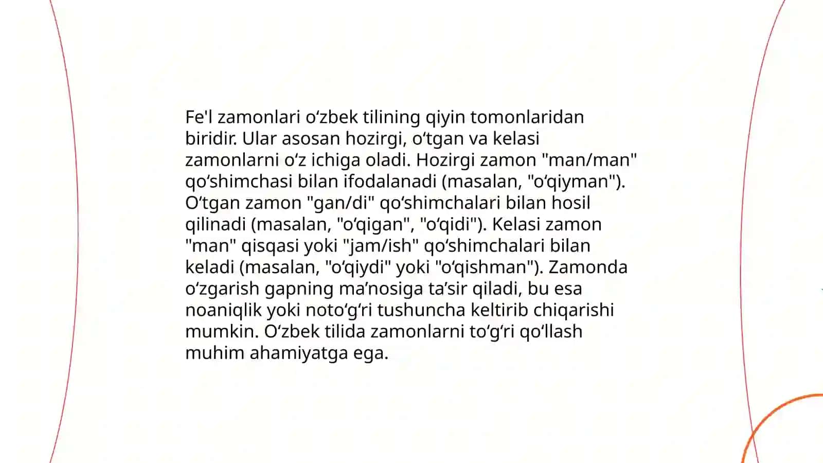 Boshlangʻich sinf darsliklarida fe'lga oid mashqlarni tasnif qilish 4