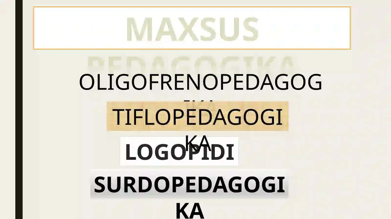 Maxsus pedagogika inklyuziv ta'lim kursi 4