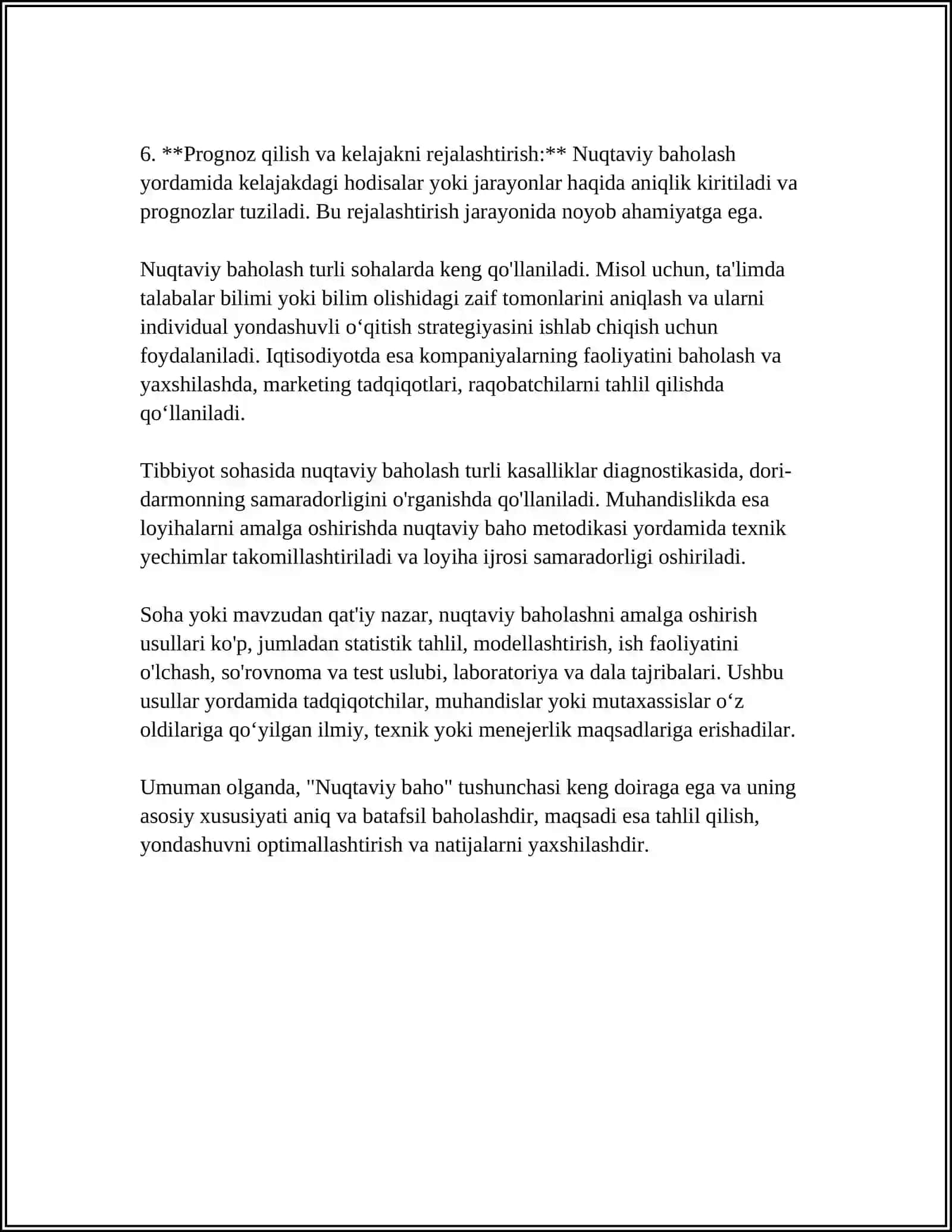 NUQTAVIY BAHOLAR, ULARNI TOPISH USULLARI 4