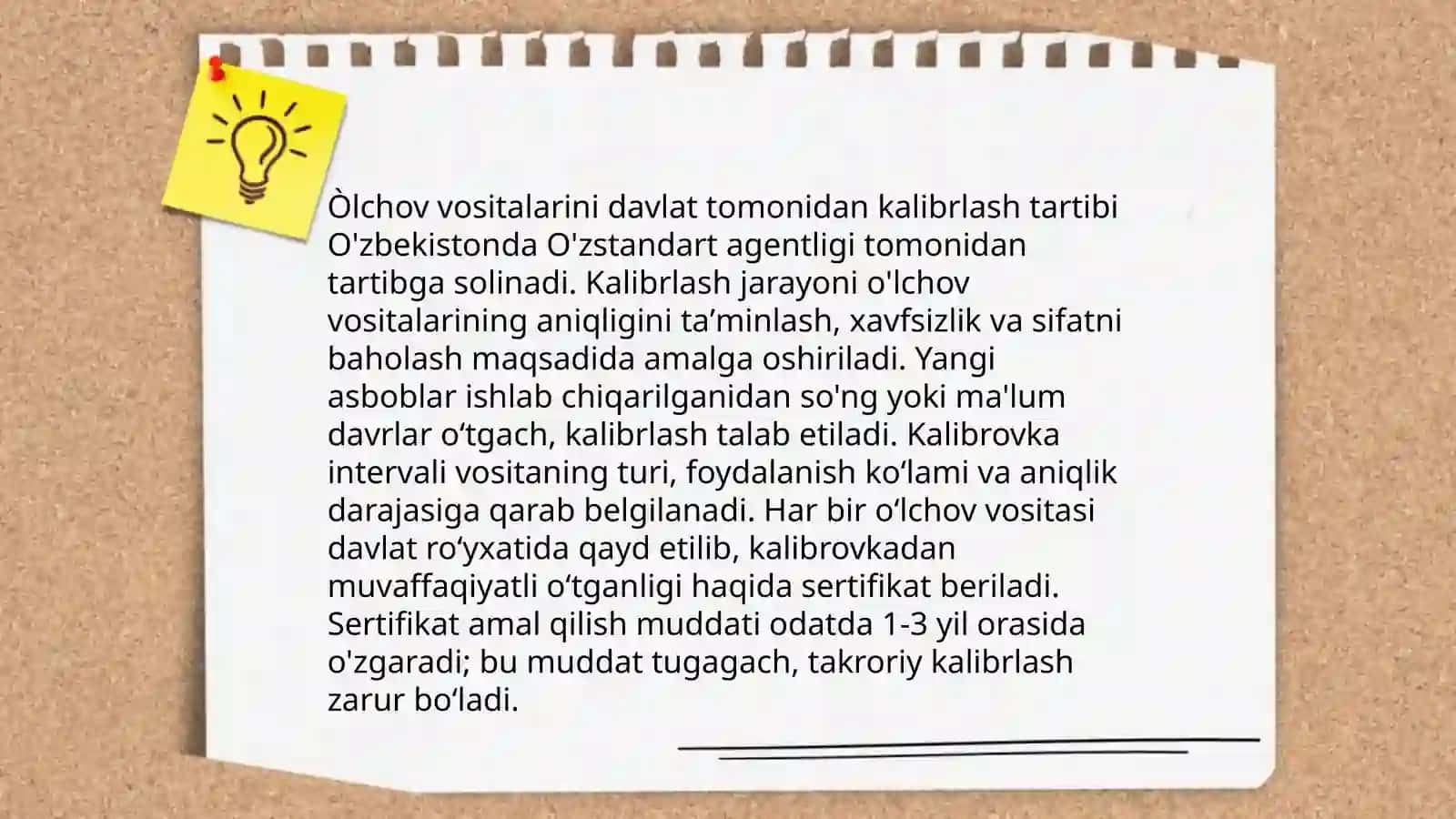 Metrologiya va Standartlashtirish fanidan taqdimot 4