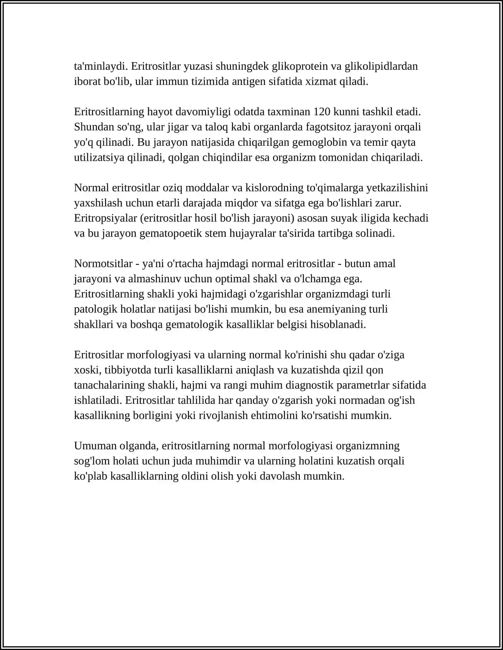 ERITROTSITLARNING TURLARI VA FARQLARI 4