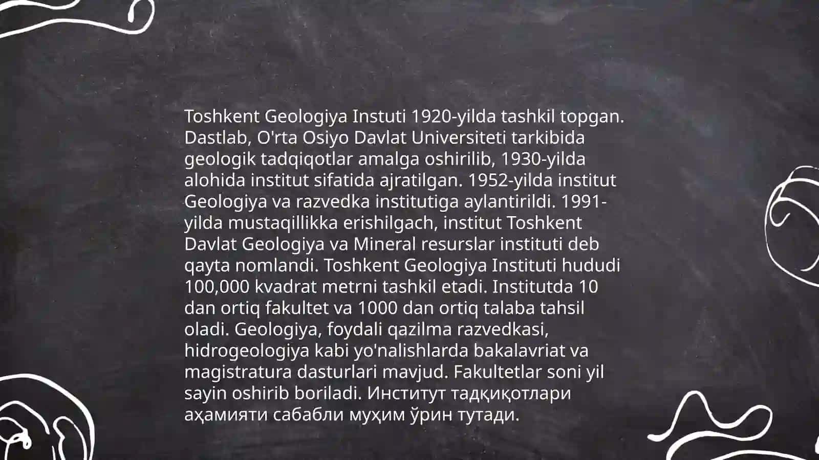 Oʻzbekiston geologiyasining oʻrganilish tarixi 4