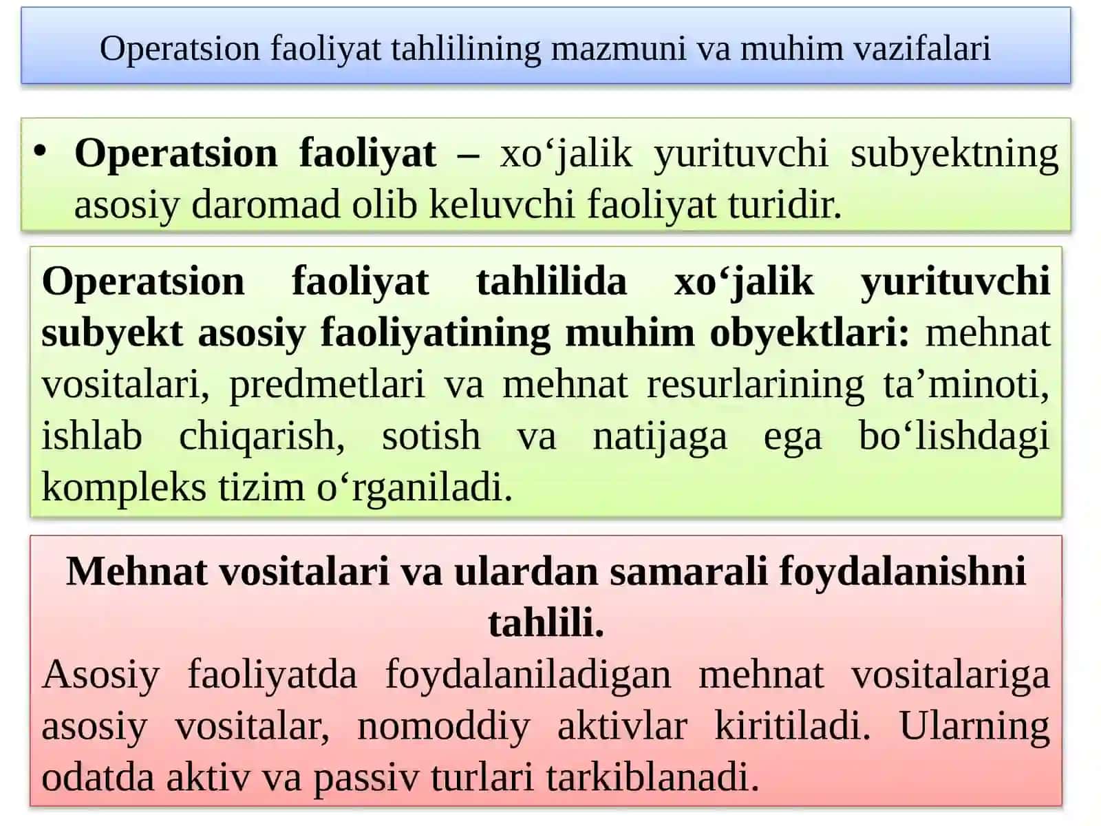 IQTISODIY TAHLIL FANIDANTAQDIMOT 4