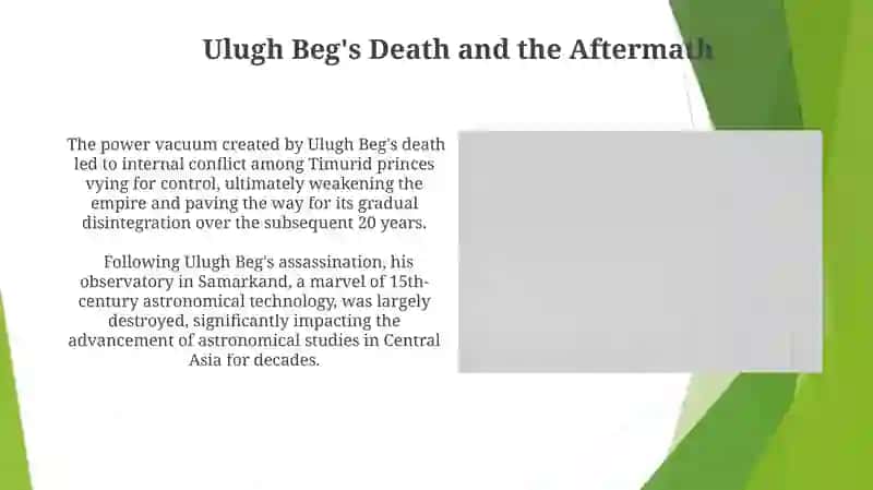 Ulugh Beg's Astronomical Contributions 4
