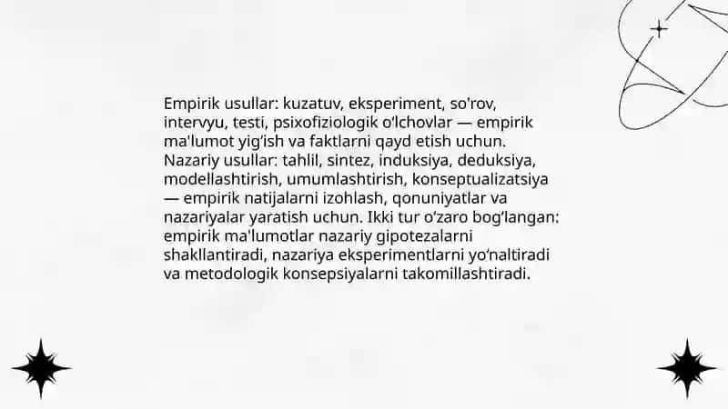 Umumiy psixologiya fanining ilmiy tadqiqot metodalari 4