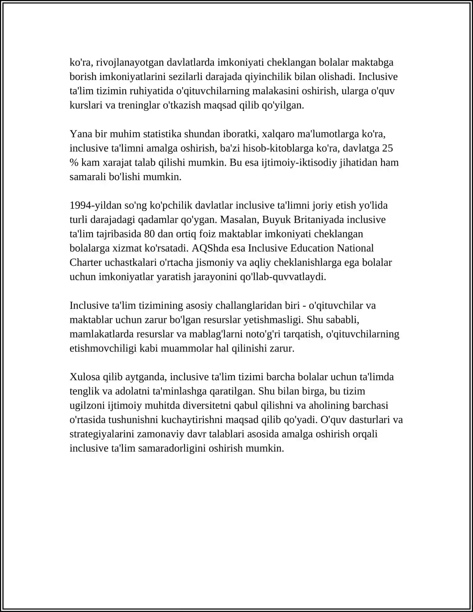 O'ZBEKISTONDA INTRULIZIF TA'LIM TIZIMINING RIVOJLANISHI TARIXI 4