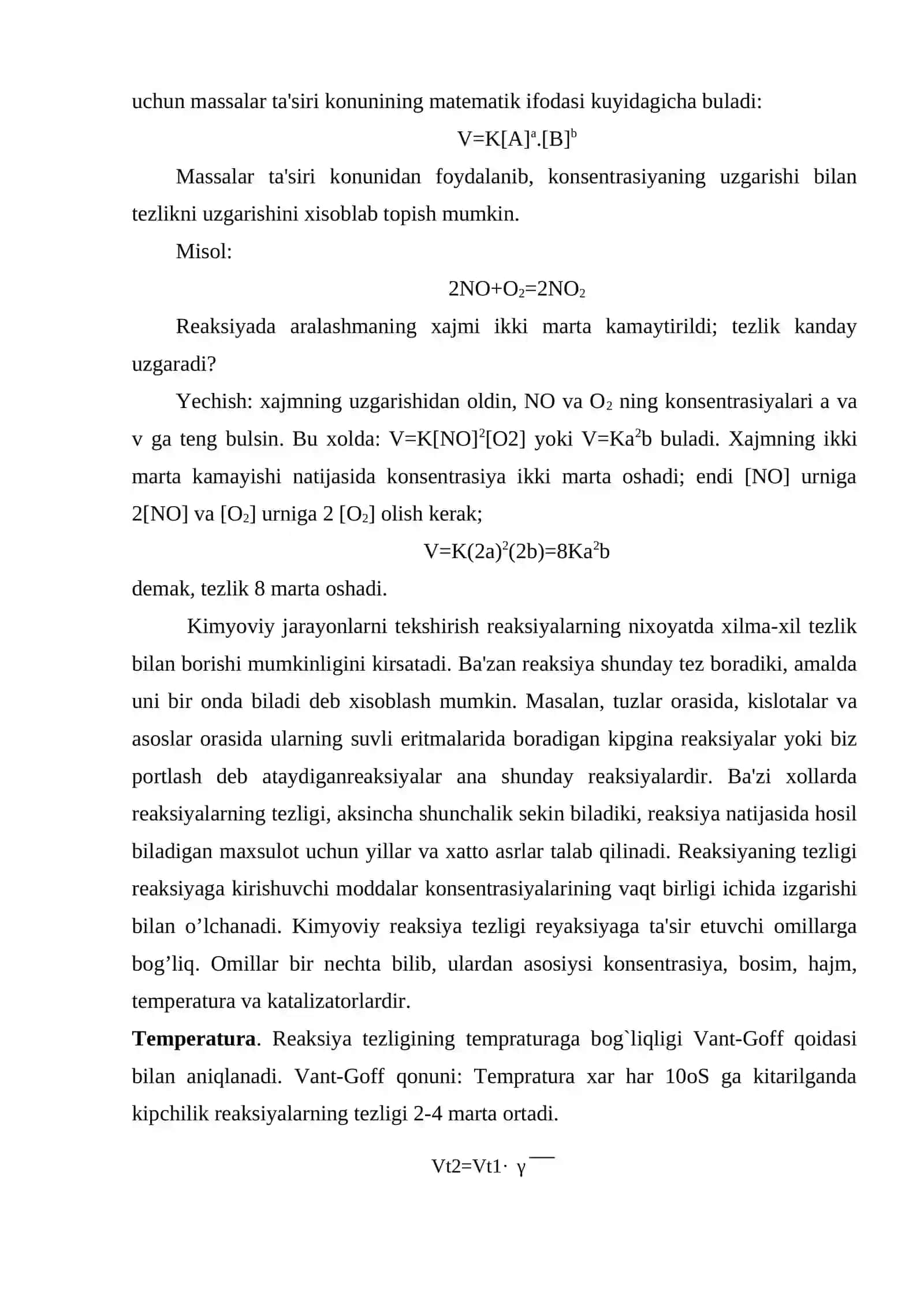 Kimyoviy Reaksiya Tezligi 4