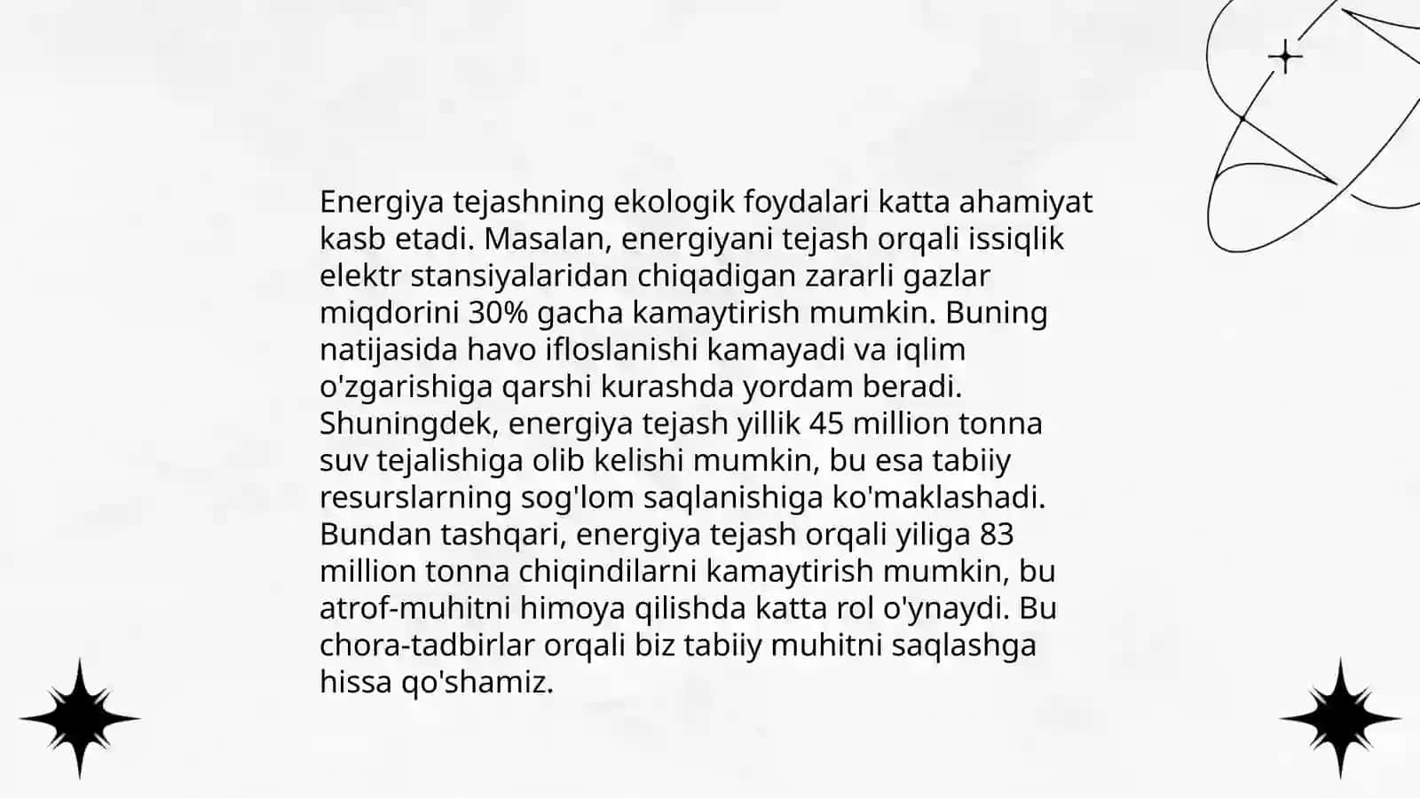 Energiya tejashning ekologik va ishtimoiy jixatlari 4