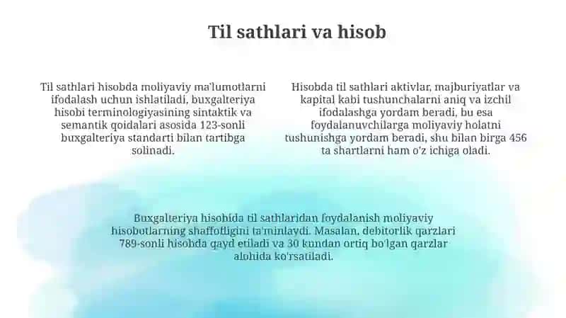 Tilning sistematik tabiati 4