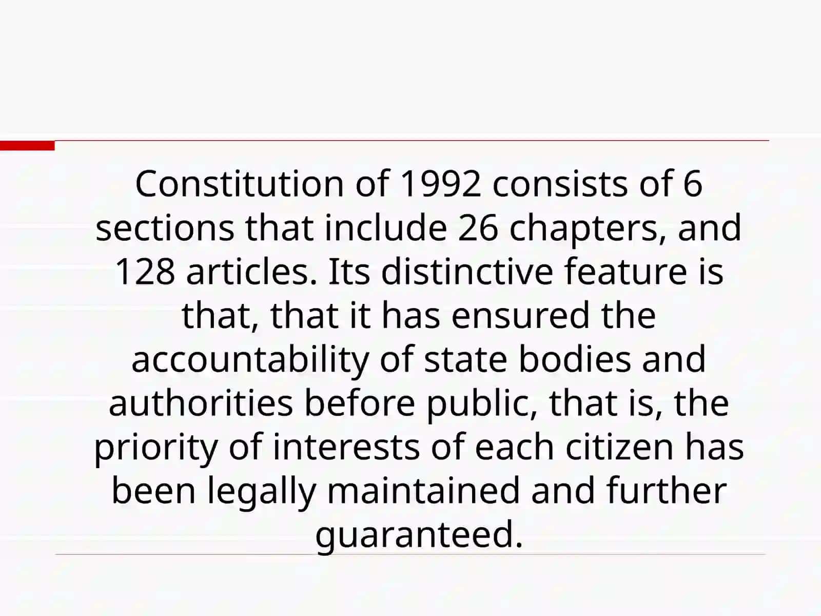 Thefirst Constitution of the Republic of Uzbekistan 4