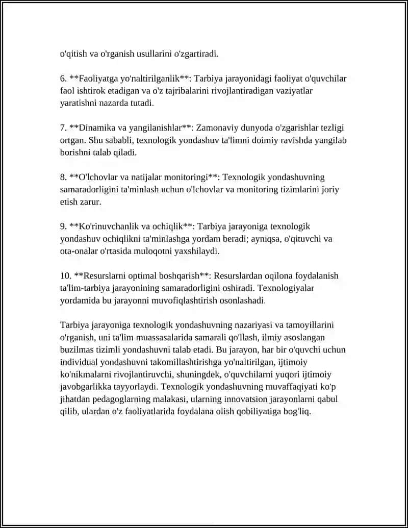 TA’LIM MUASSASALARIDA TARBIYA JARAYONIGA TEXNOLOGIK YONDASHUV VA UNI LOYIHALASH 4