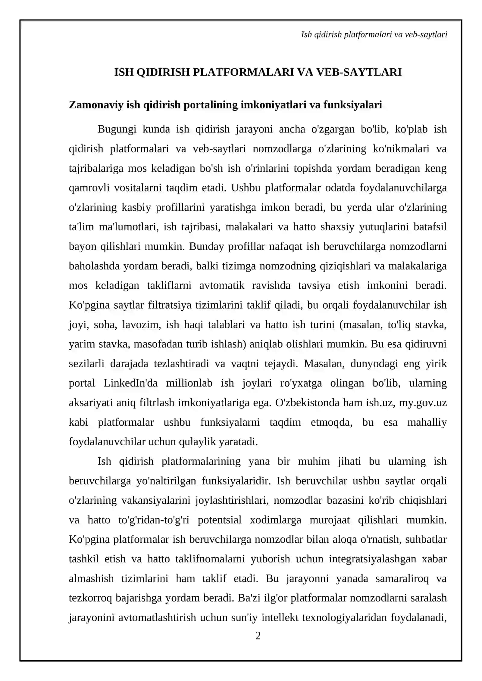 Ish o'rinlari bo'yicha ma'lumotlar bilan tanishish manbalari 4