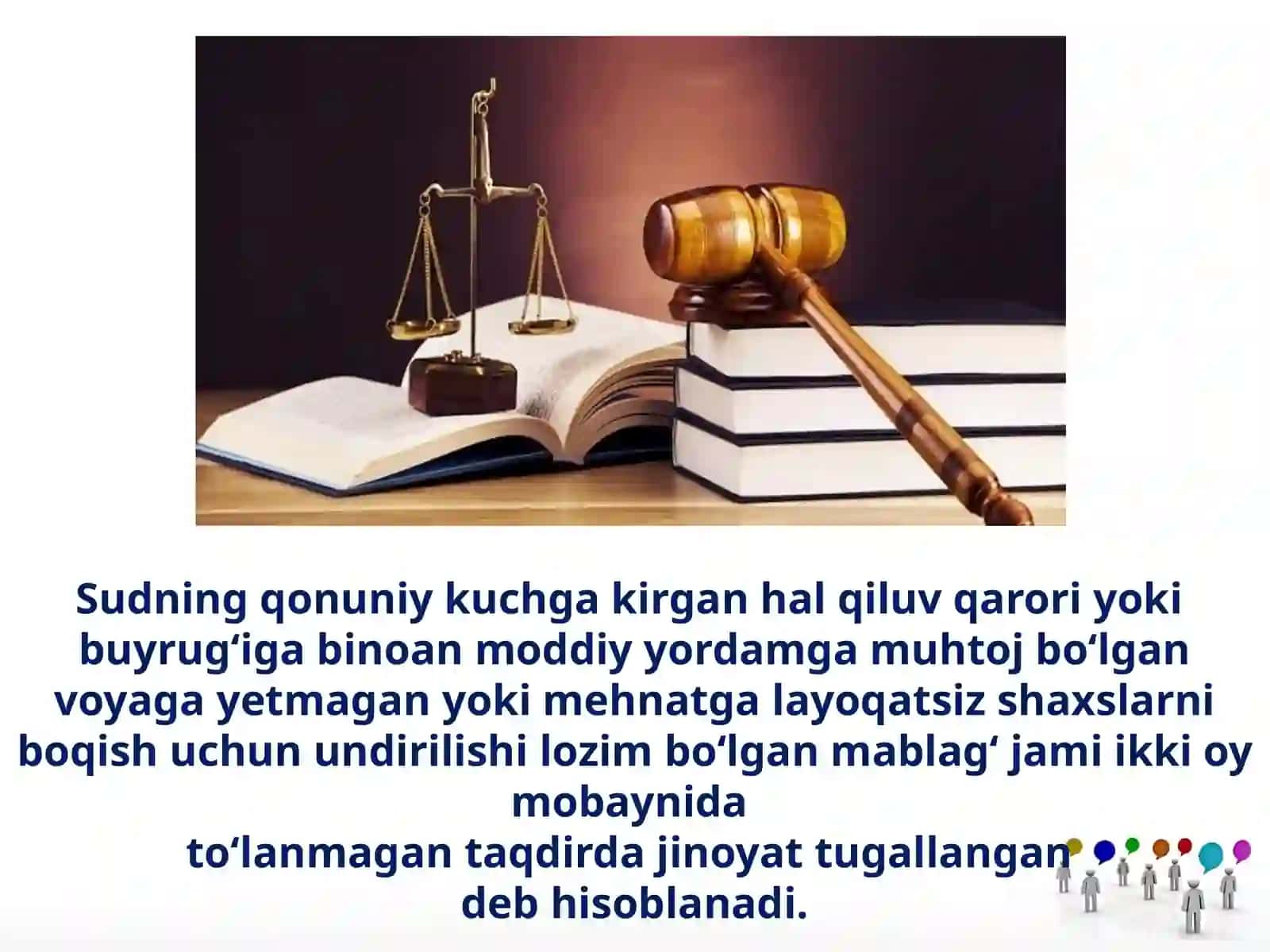11-sinf Huquq fanidan Oilaga, yoshlarga va axloqqa qarshi jinoyatlar dars taqdimot 4