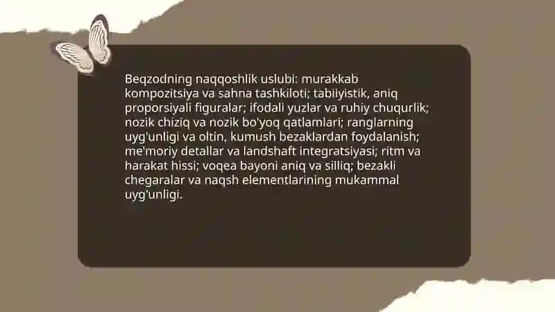 Kamoliddin Beqzod va uning naqqoshlik maktabi 4