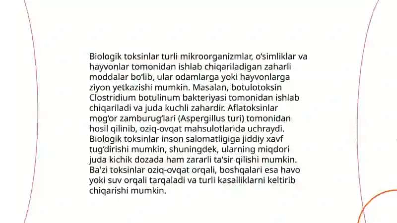 Kimyoviy moddalar toksikologiyasi 4