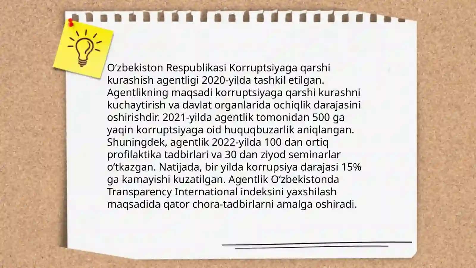 Oʻzbekistonda korupsiyga Qarshi kurashish mexanizmlari 4