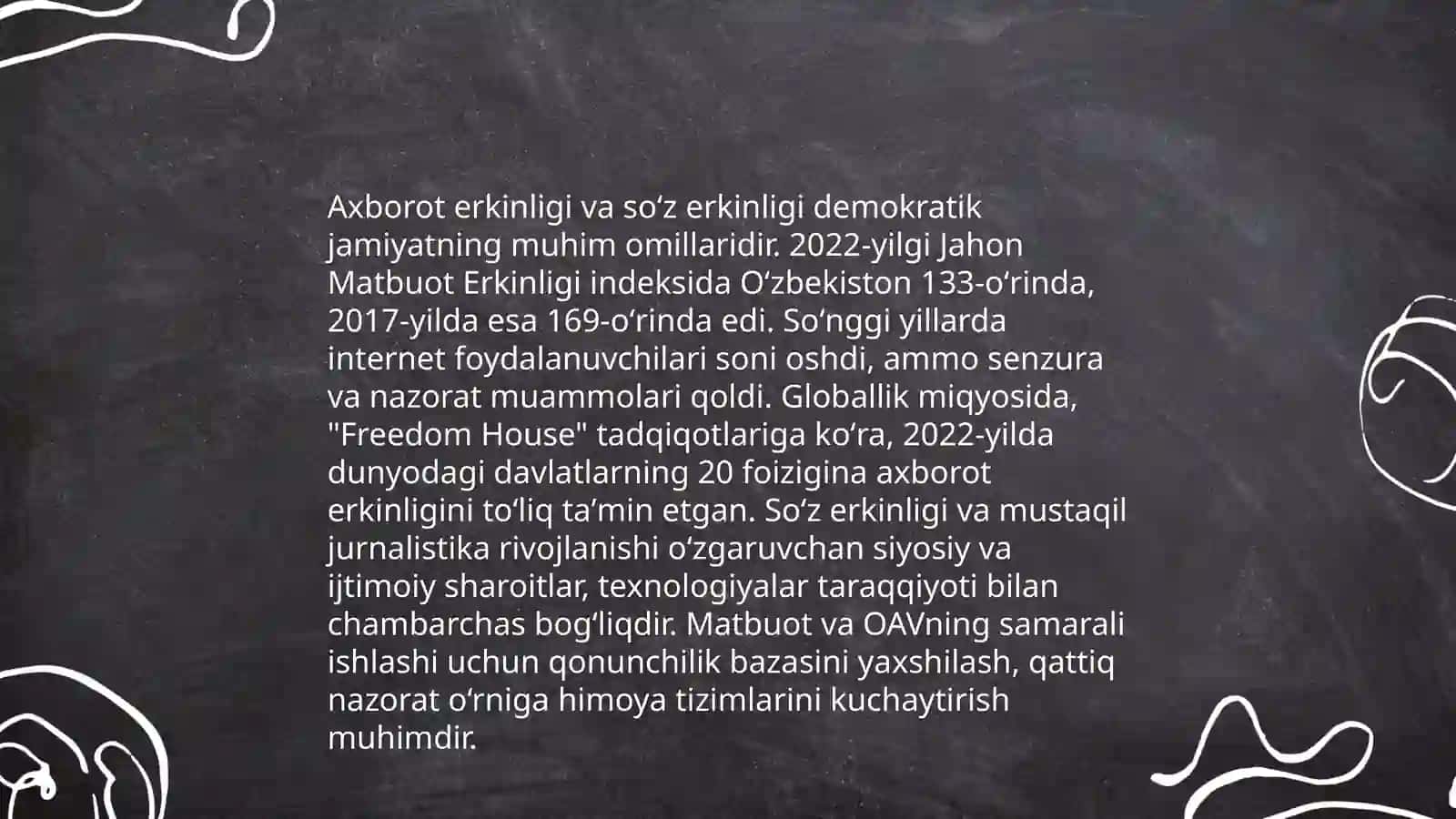O'zbekiston Respublikasi Ommaviy Axbarot Vositalarining Faoliyati 4