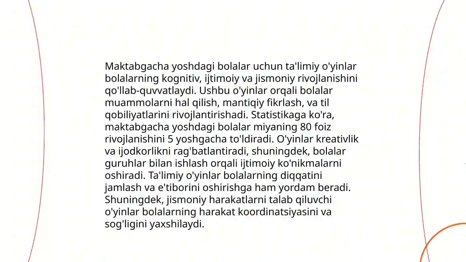 Maktabgacha Ta'lim Tashkilotlarida bolalarni rivojlantirishda o'yin terapiyasi 4