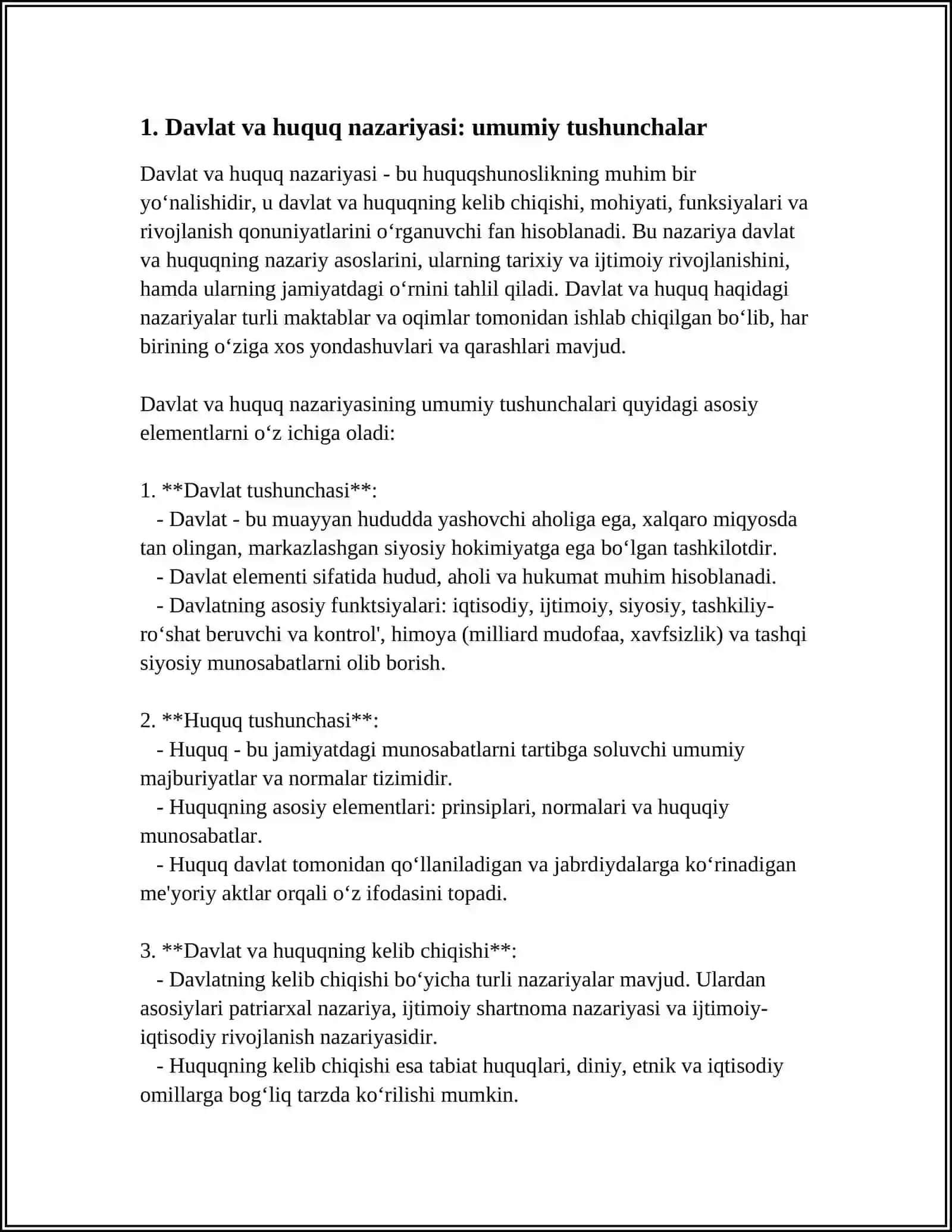 DAVLAT JAMIYAT HAYOTINING BARCHA SOHALARINI LEBERALLASHTIRISH ISLOH QILISH MODERNIZATSIYALASHDA DAVLAT VA HUQUQ NAZARIYASINING ROLI 4