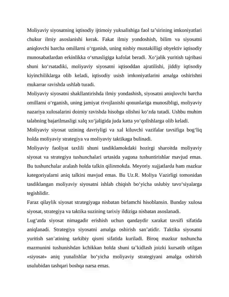 Davlatning moliya siyosati 4