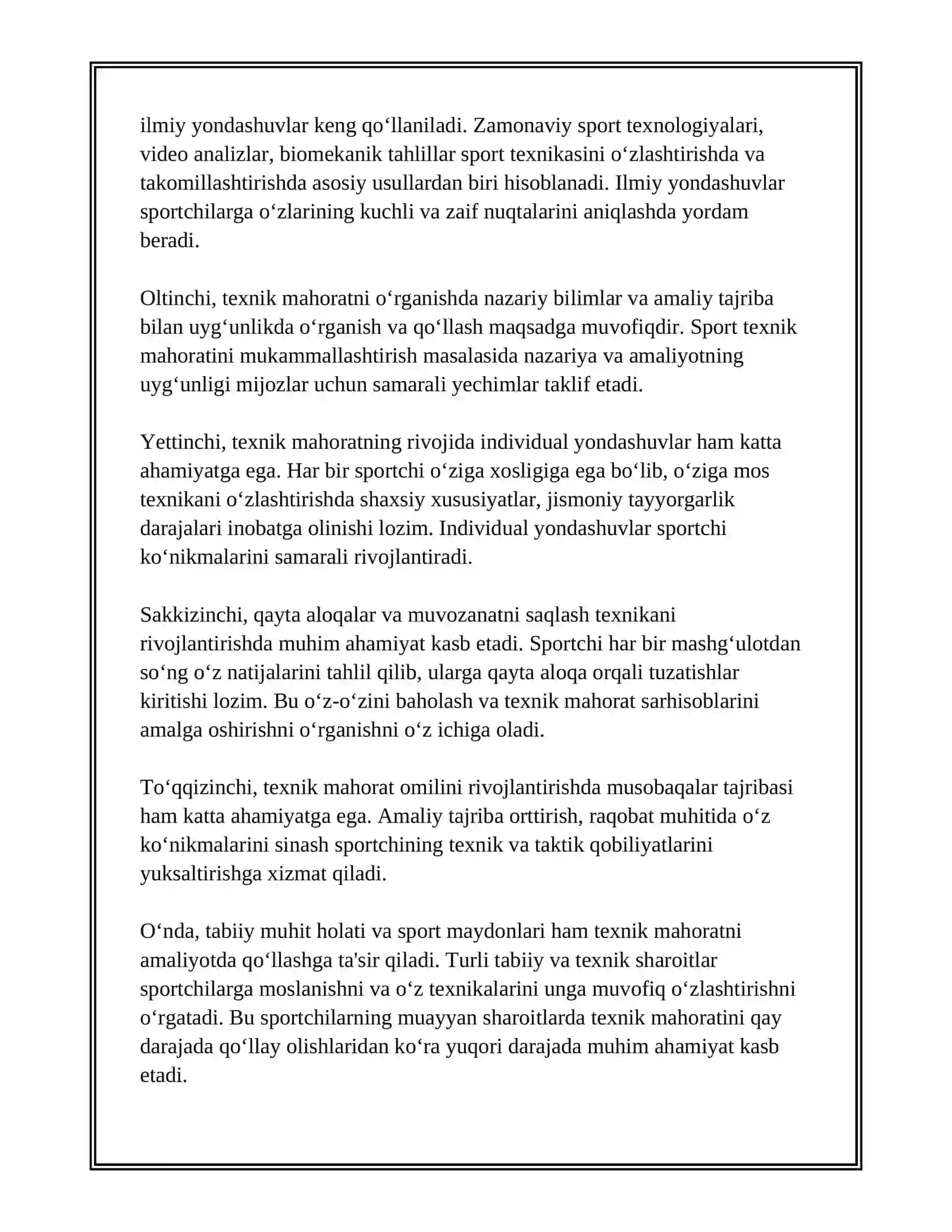 SPORT TEXNIK MAHORAT 4