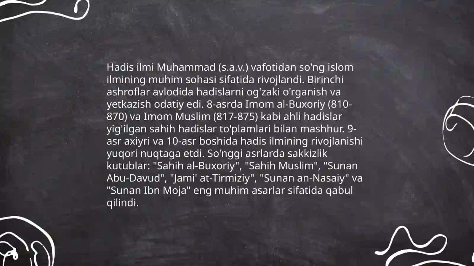 Imom Buxoriy va Imom Termiziyning hadis ilmiga qo‘shgan hissalarining qiyosiy tahlili 4