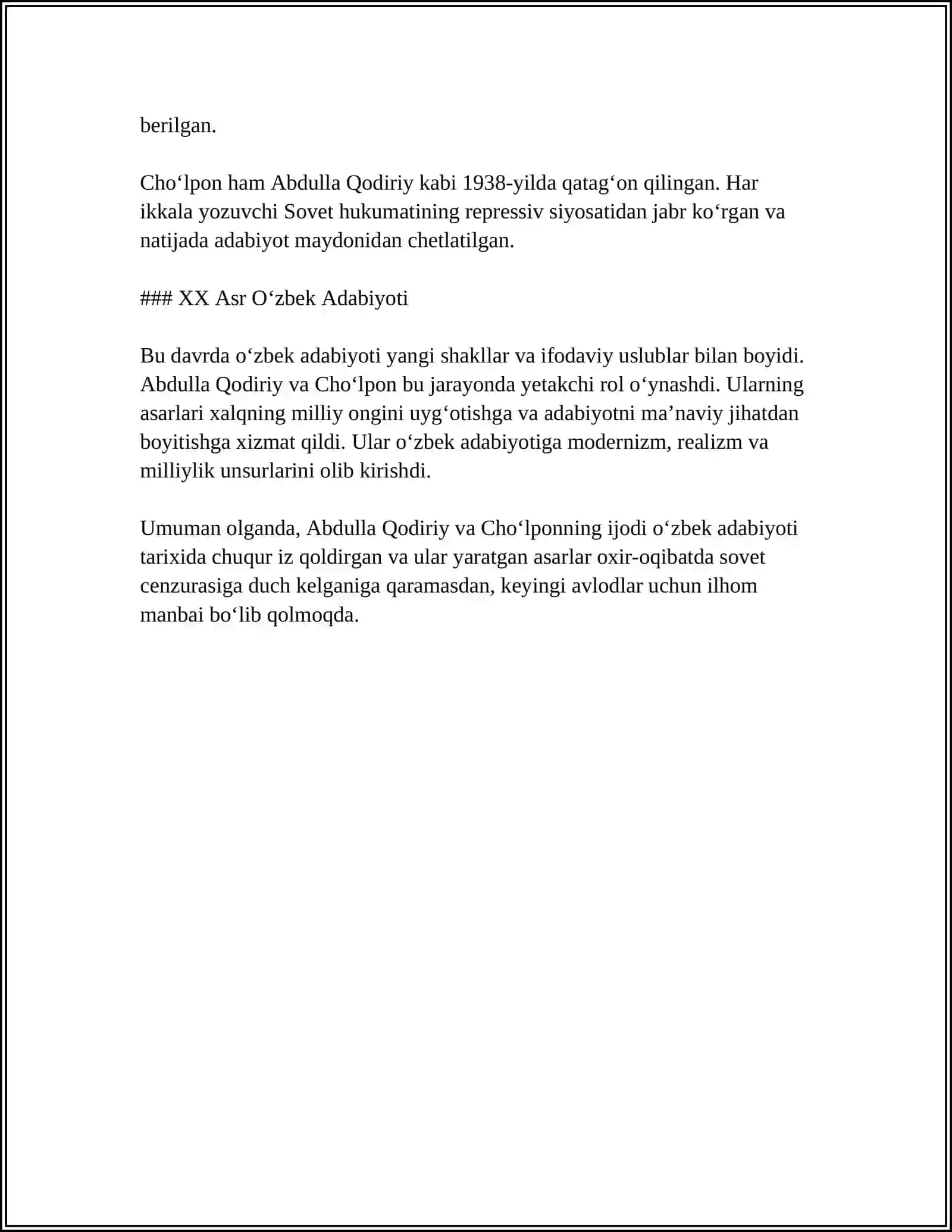 IBN TUFAYL „XAYY IBN YAQZON“ HAM IBN SINONIÑ „XAYY IBN YAQZON“ SHIGARMALARIN SALISTIRMALI ANALIZLEW 4