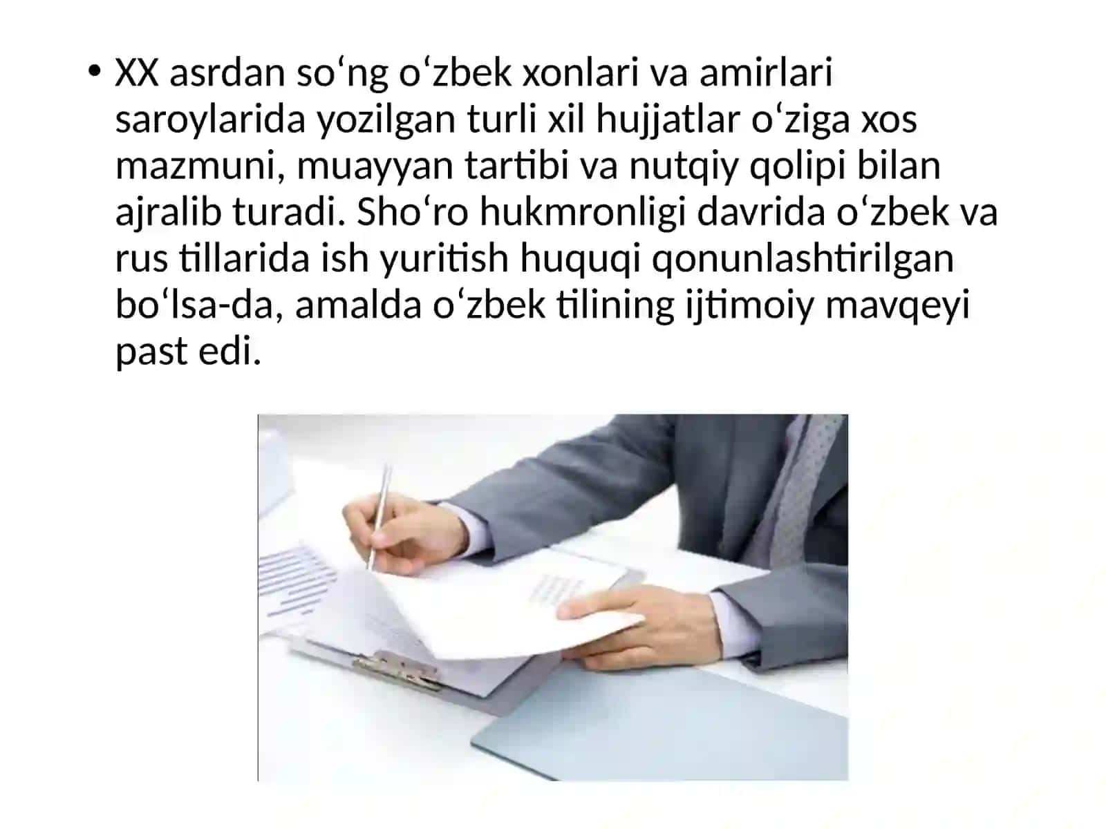 Mustaqillik davrida rasmiy irodaviy uslub 4