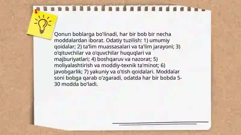 Qonuning tuzulishi va umumiy mohiyati 4