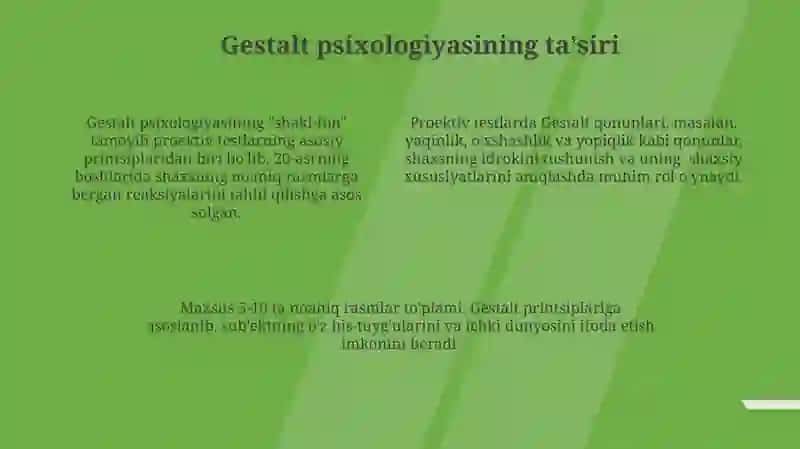 Proyektiv metodikalar tarixi 4