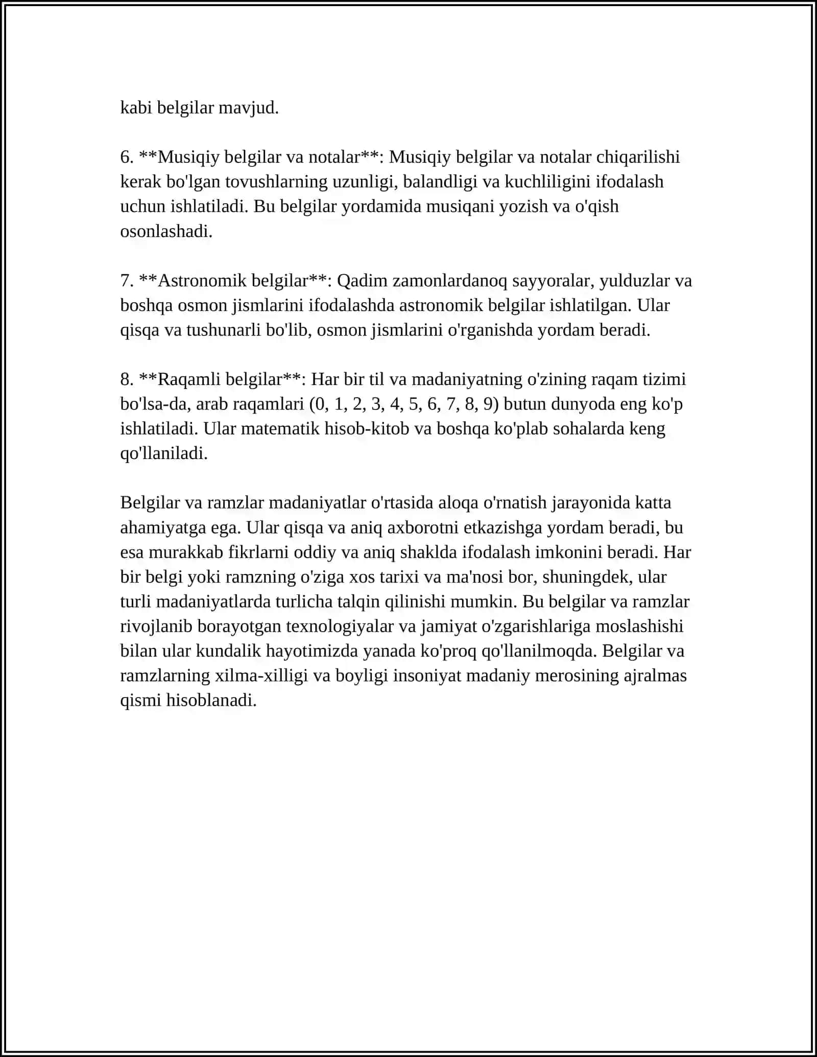 TA'LIM MUASSASALARIDA QO'LLANILADIGAN BELGI VA RAMZLAR 4