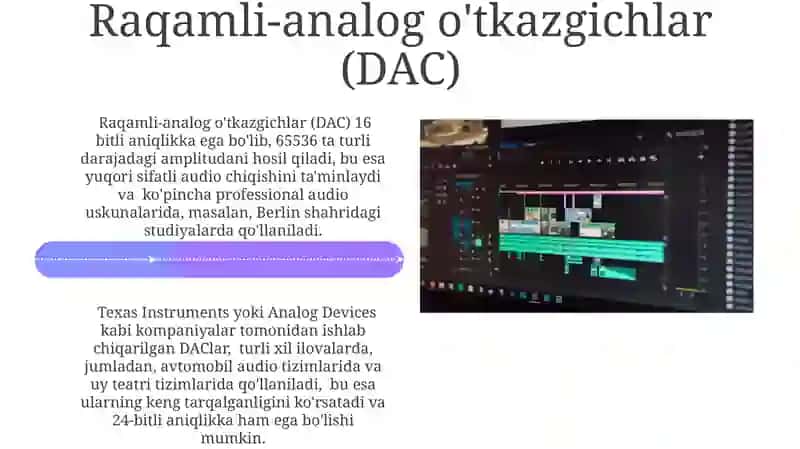 Audio va video signallarini raqamlashtirish qurilmalari 4