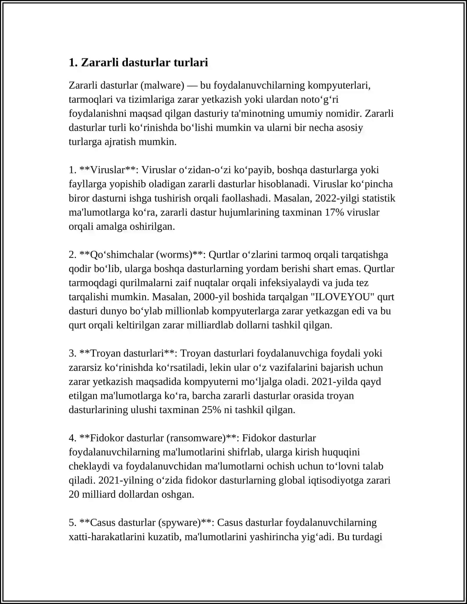 Zararli Dasturlar va Ulardan Himoyalash 4