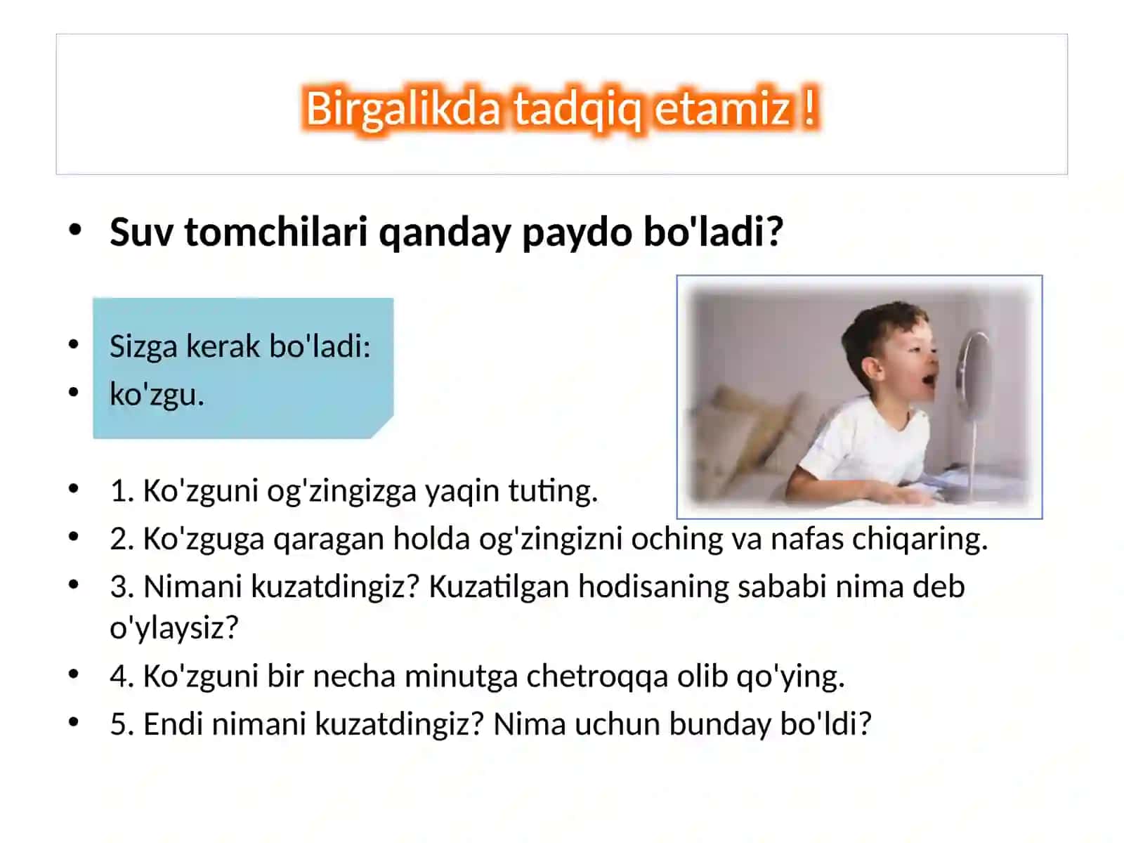 Bug‘lanish va kondensatsiya 4