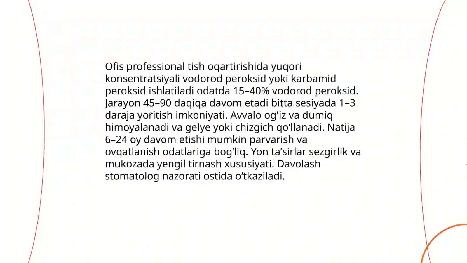 Tishlarni oqartirish uslubi 4