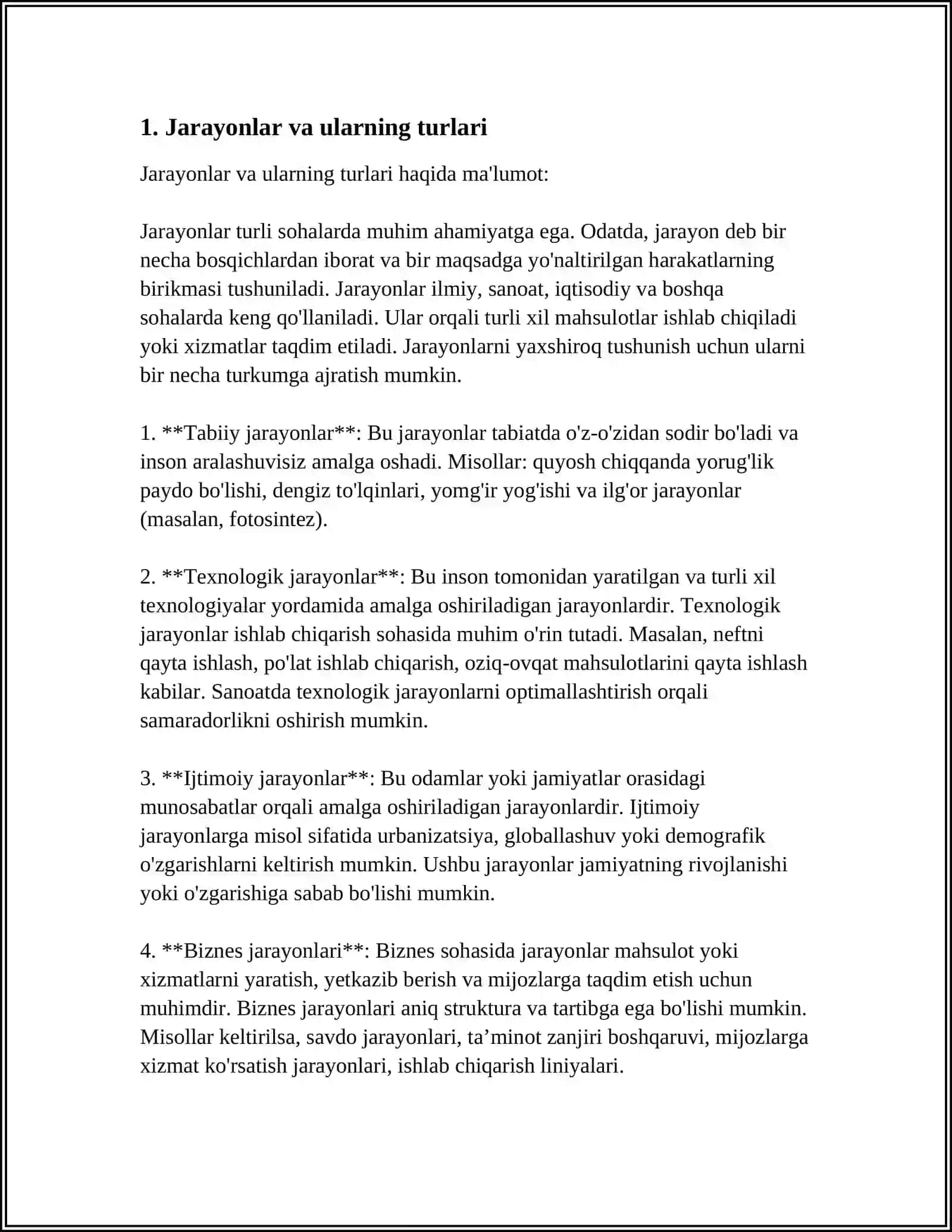 OPERATSION TIZIMLARDA JARAYONLAR VA OQIMLAR(THREADS) TUSHUNCHASI 4