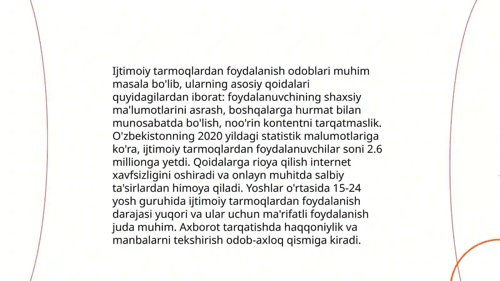 Òquvchilarning internet madaniyatini shakllantirish 4