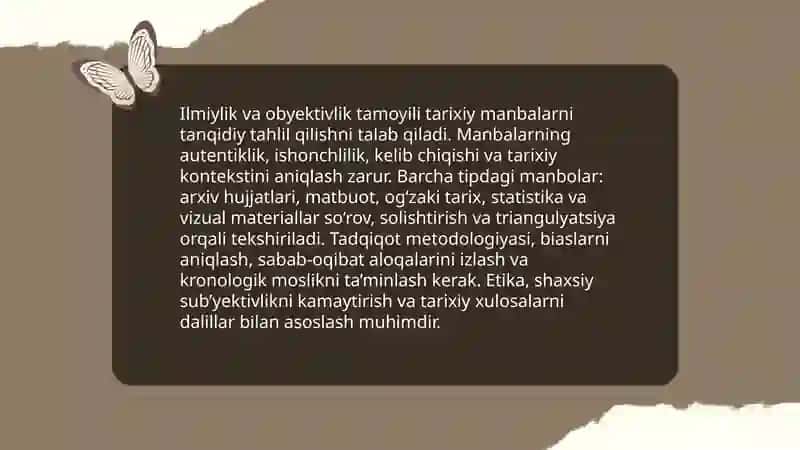O‘zbekistonning eng yangi tarixini o‘rganish funksiyalari va tamoyillari 4