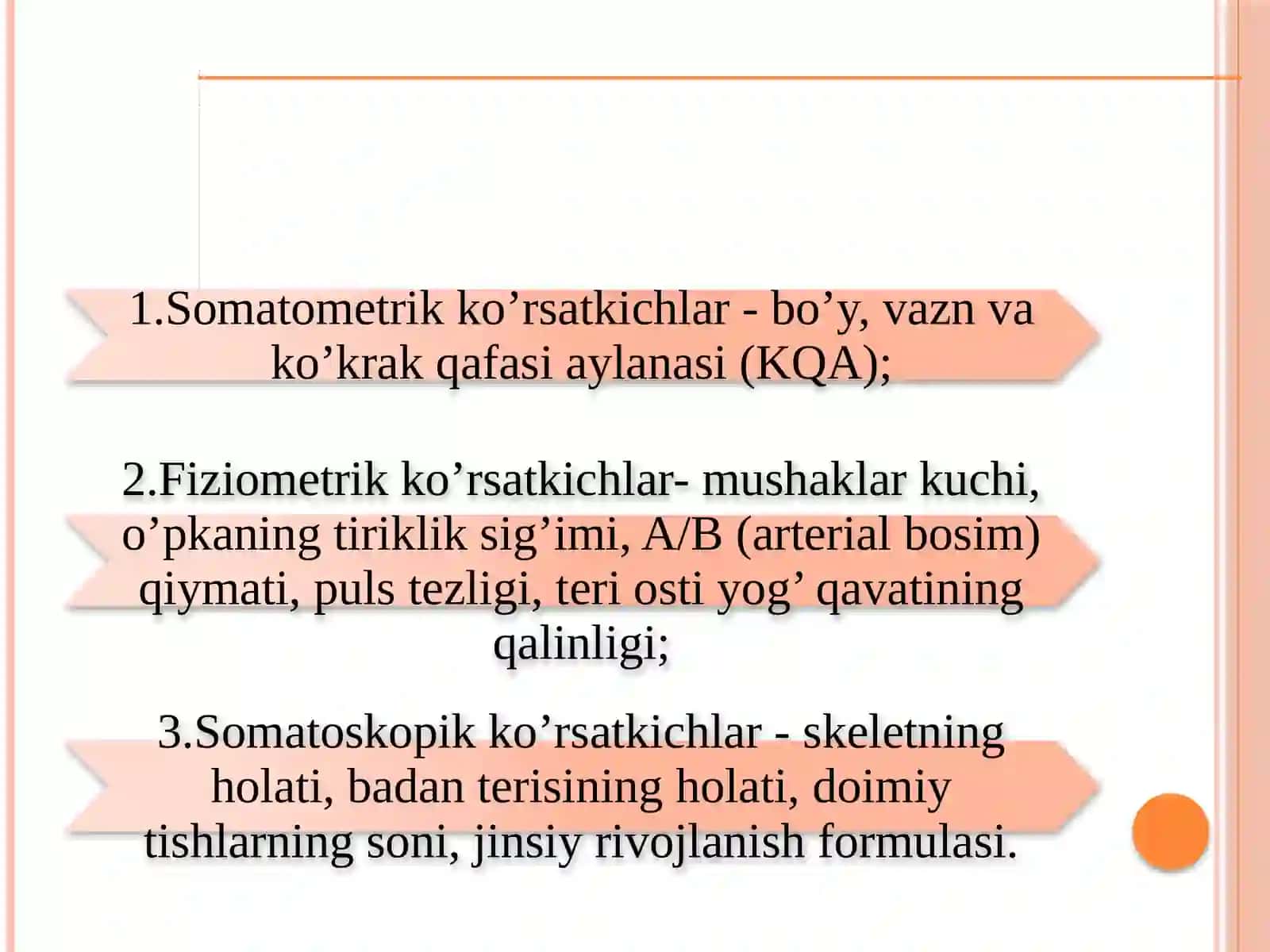 Bolalar va o’smirlarning jismoniy rivojlanishini nazorat qilish 4