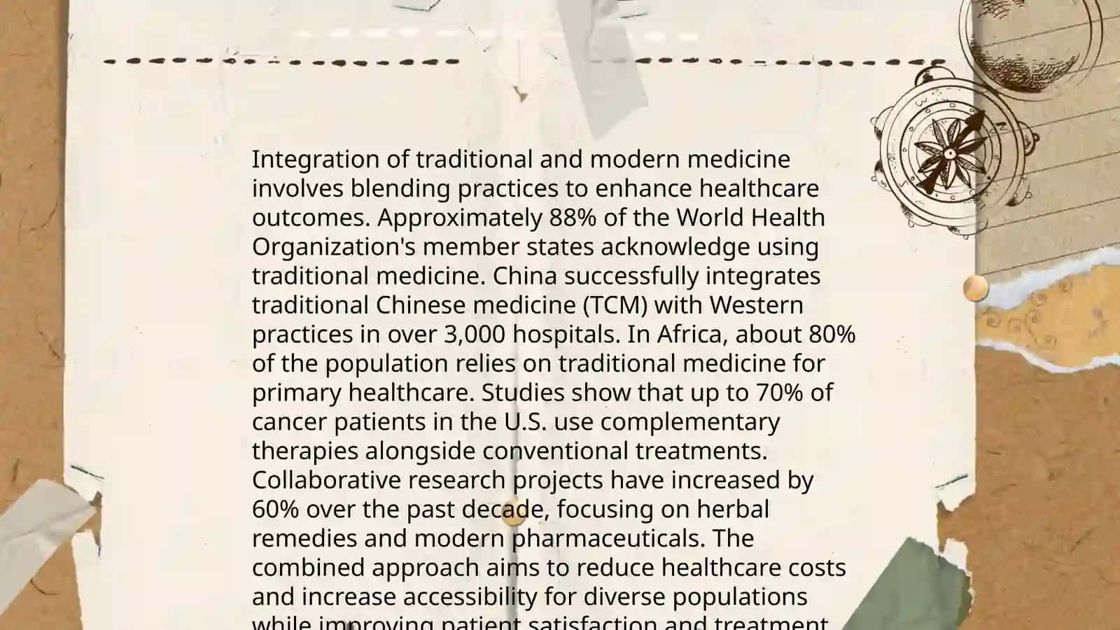 Social care: Traditional and modern medicine. Healthy lifestyles and smoking 4