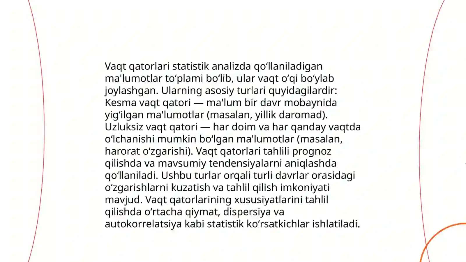 Dinamika qatorlari mohiyati va turlari 4