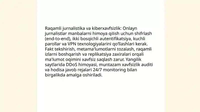 Media mákanda informaciya qáwipsizligi 4