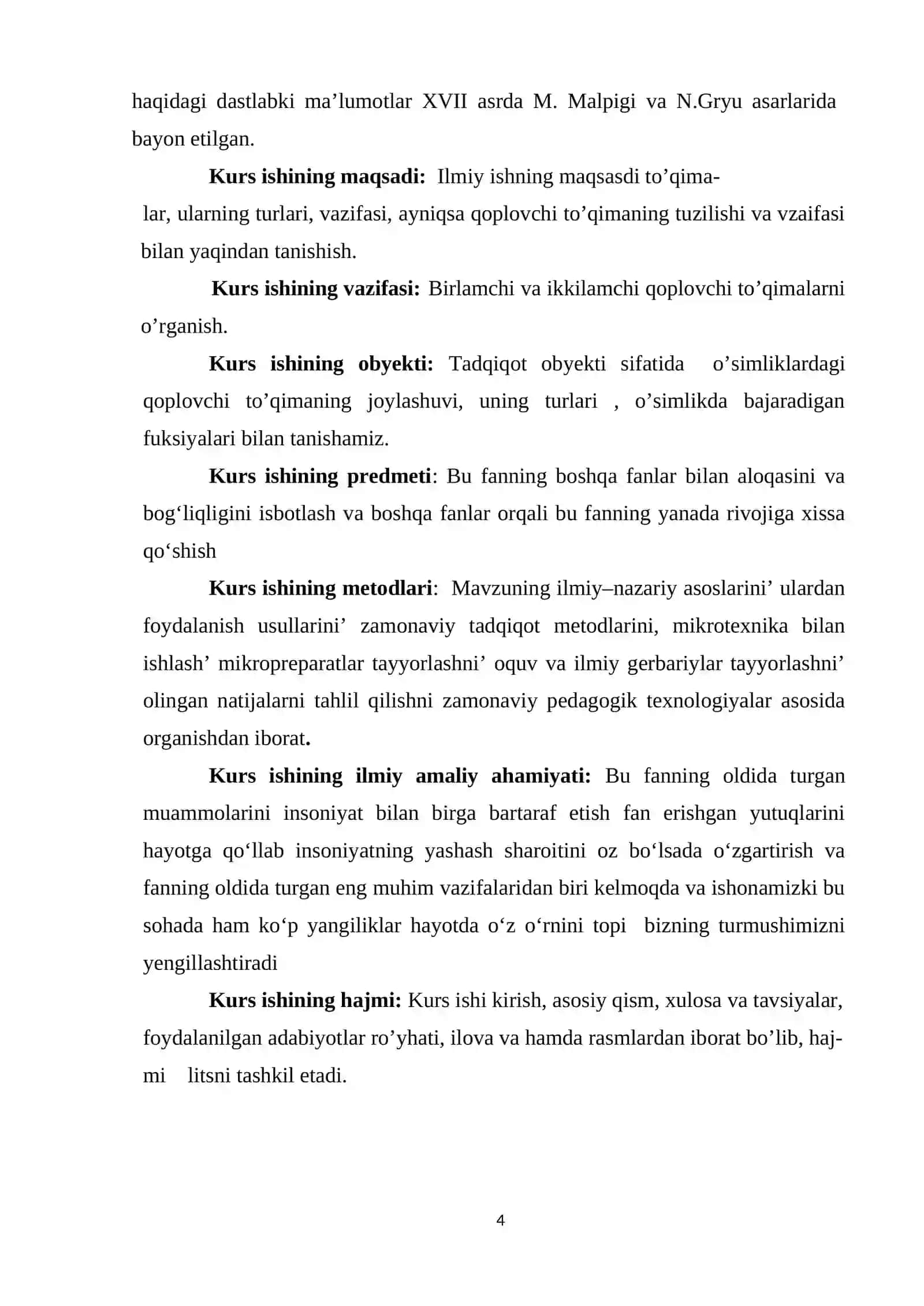 IKKILAMCHI QOPLOVCHI TO’QIMA VA UNING ELEMENTLARI MAVZUSIDA KURS ISHI 4