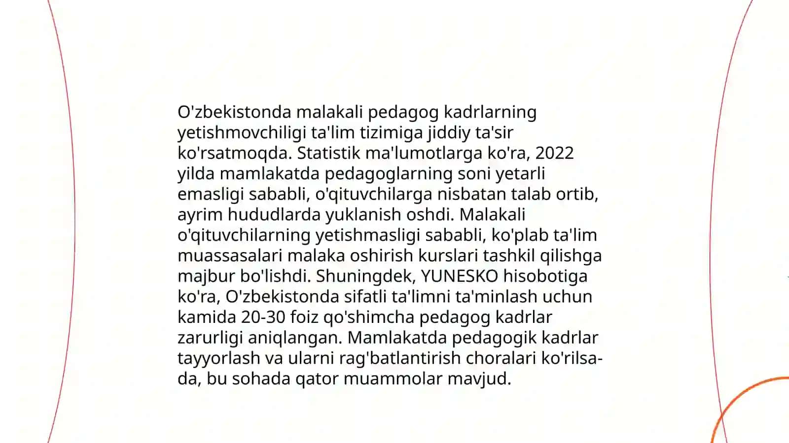 Maxsus ta'lim materiallarining yetishmasligi 4