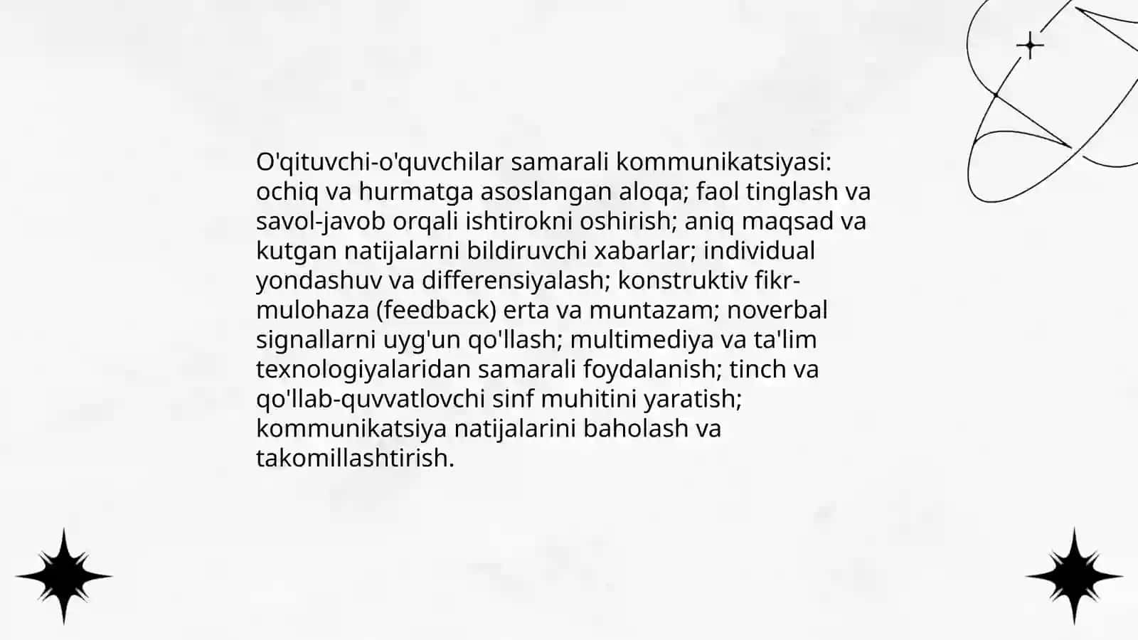 O'qituvchi-o'qituvchi professional muloqot madaniyati 4