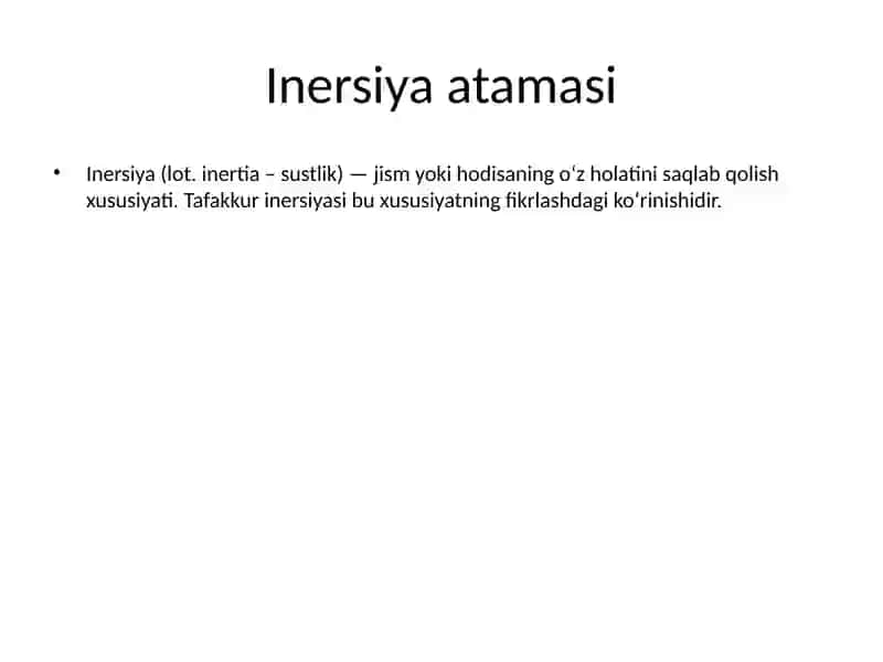 Tafakkur inersiyasi 4