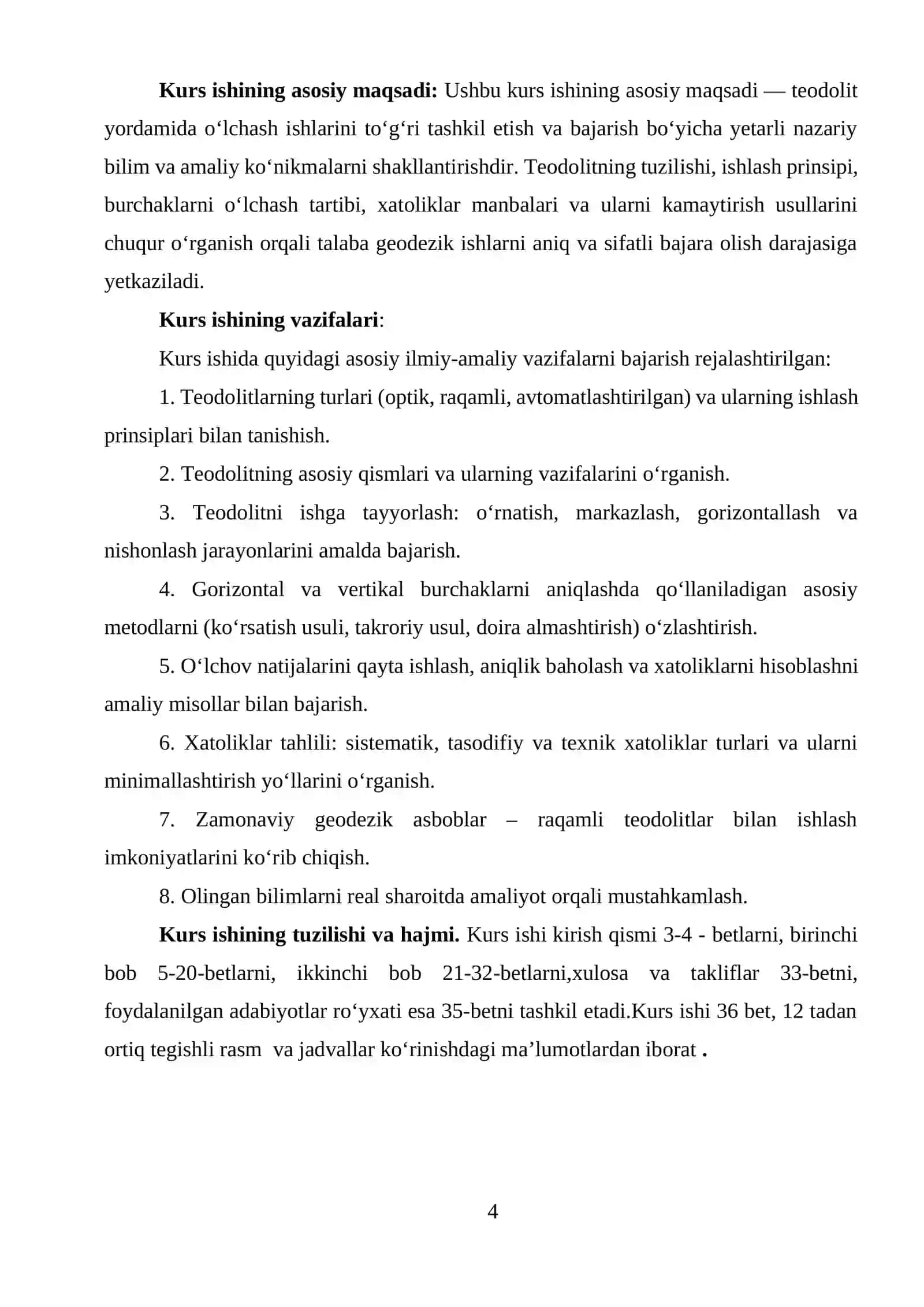 Teodolit bilan plan olish 4